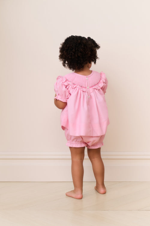 Cecil & Lou Baby Smocked Christmas Tree Set