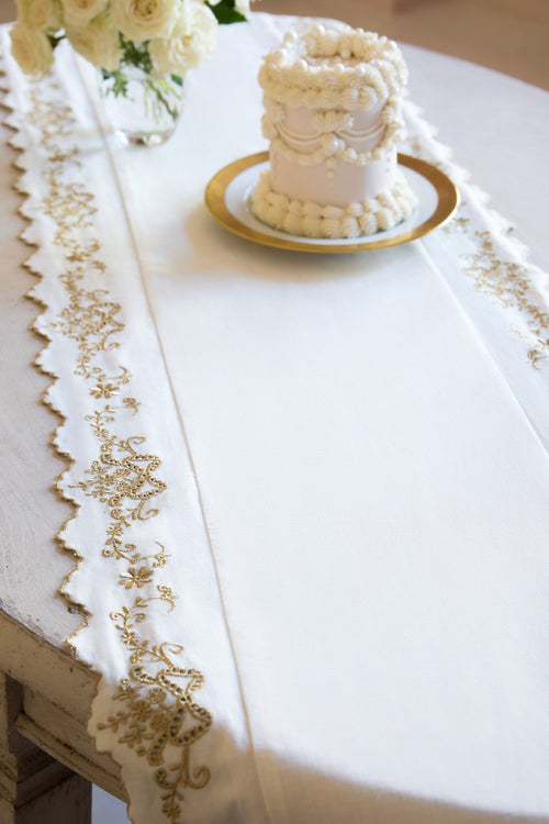 Winter Ribbon Table Runner