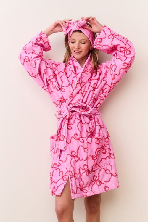 Indie Holiday Cotton Bath Robe