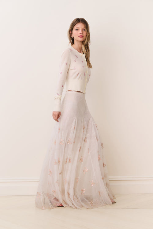 Lomani Secret Crush Tulle Maxi Skirt