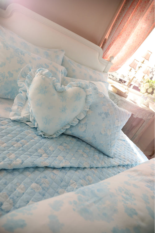 Ruffle Heart Pillow