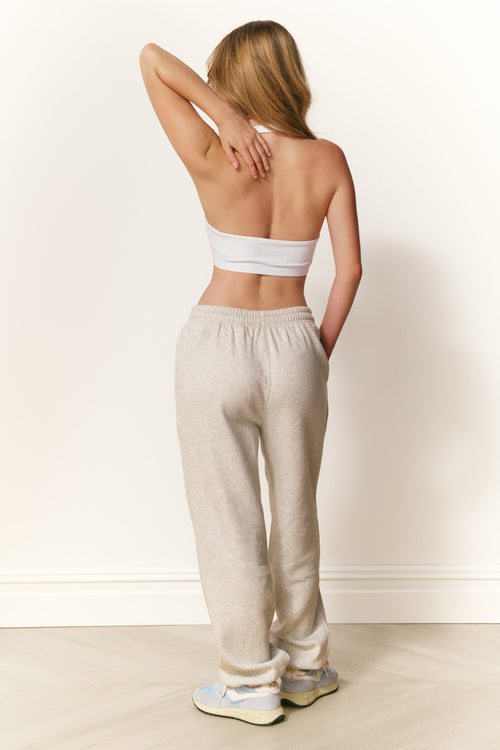 Caitirene Lace Logo Cotton Sweatpants