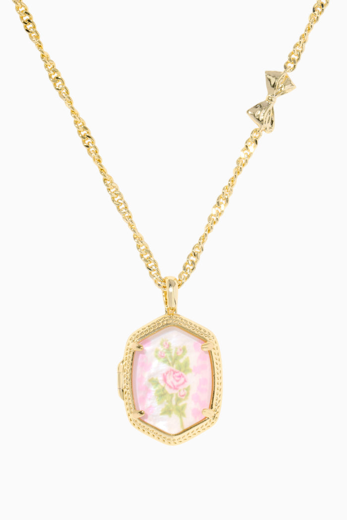 Kendra Scott x LoveShackFancy Blooming Heirloom Daphne Locket Necklace