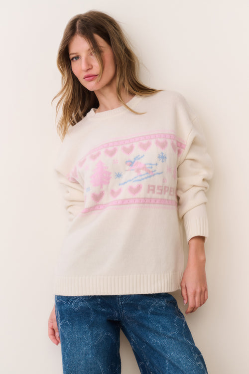 Francie Wool Jacquard Pullover