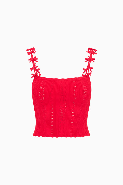 Garrett Rib Pointelle Top