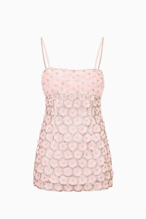 Katarina Floral Embellished Mini Dress