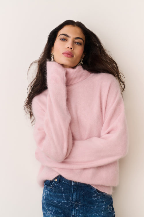 Nia Cashmere Turtleneck Sweater