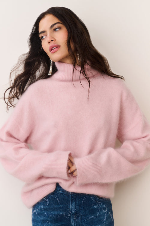 Nia Cashmere Turtleneck Sweater