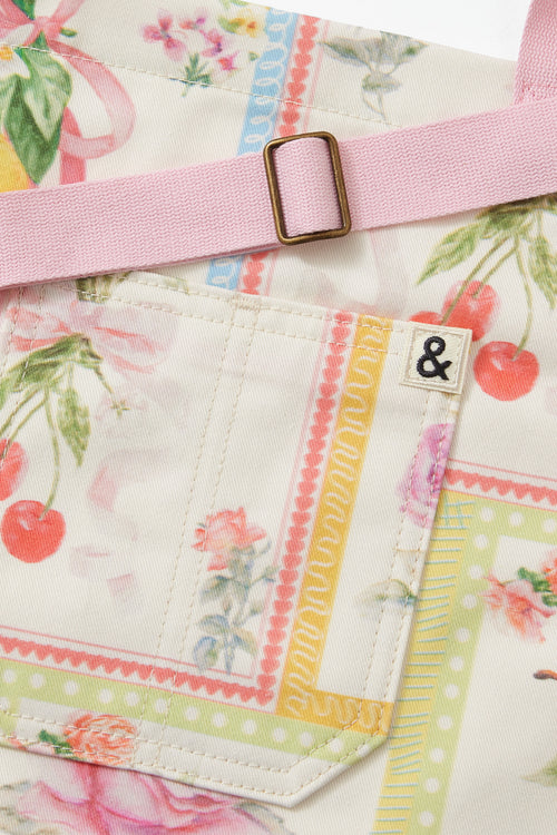 LoveShackFancy X Hedley & Bennett Pink Parfait Apron