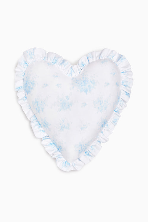 Ruffle Heart Pillow