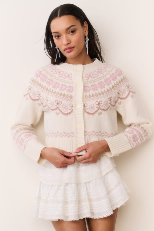 Shantae Wool Fair Isle Cardigan