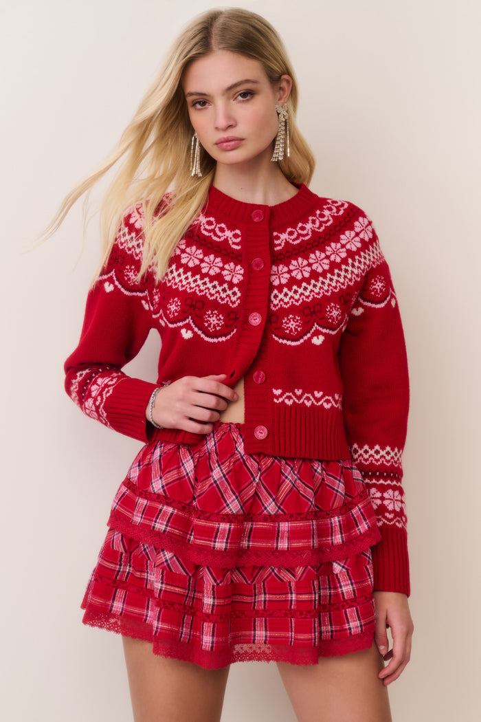 Shantae Wool Fair Isle Cardigan