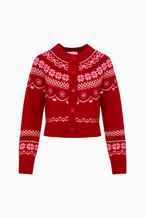 Shantae Wool Fair Isle Cardigan