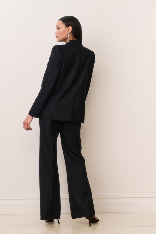 Shayne Wool-Blend Bow-Embellished Blazer