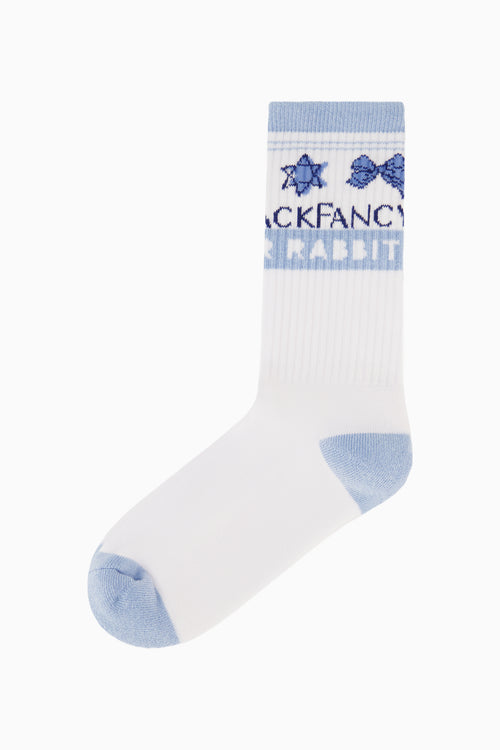 LoveShackFancy x Roller Rabbit Starry Nights Monkey Tube Socks