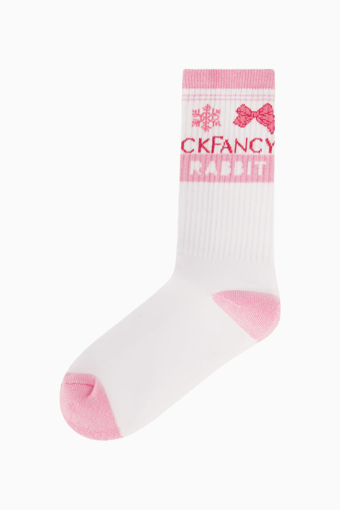 LoveShackFancy x Roller Rabbit Sugarplum Monkey Tube Socks
